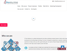 Tablet Screenshot of itflexsolutions.com